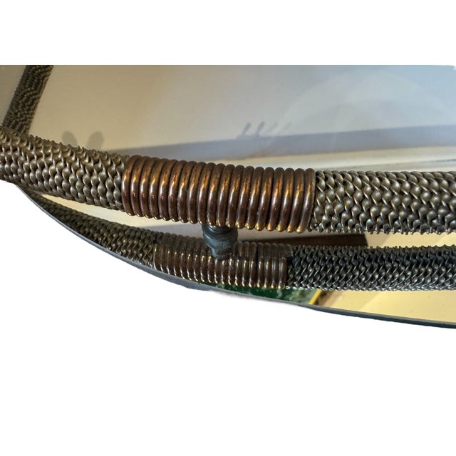 Vintage Art Deco Mirrored Tray Attributed to Fontana Arte For Sale - Image 12 of 13