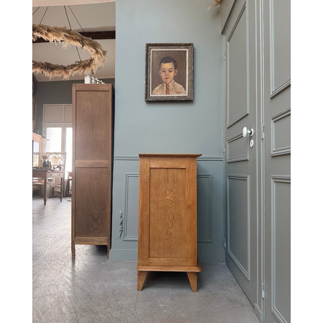 Small Vintage Chest of Drawers in Oak, 1960s For Sale - Image 4 of 15