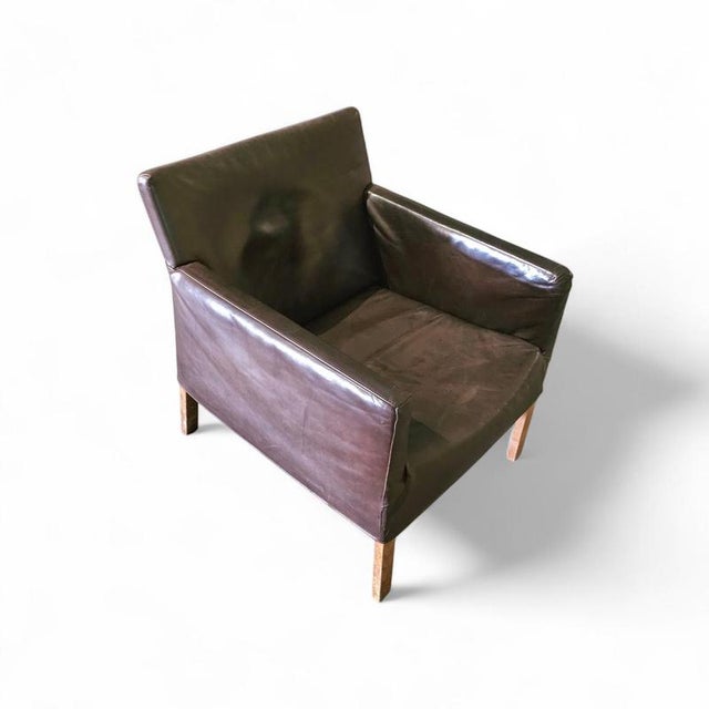 Brown Coppola Lounge Chair with Flexible Backrest by Gerard Van Den Berg, Set of 2 For Sale - Image 8 of 10