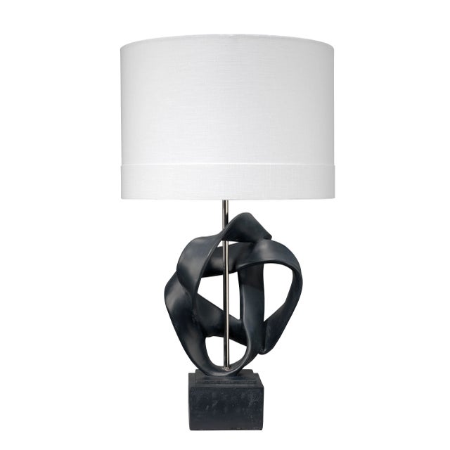 Jamie Young Jamie Young Intertwined Table Lamp in Black For Sale - Image 4 of 4
