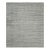8x10 Tessa Xena Silver Allover Geometric Contemporary Handmade Wool Carpet Rug For Sale