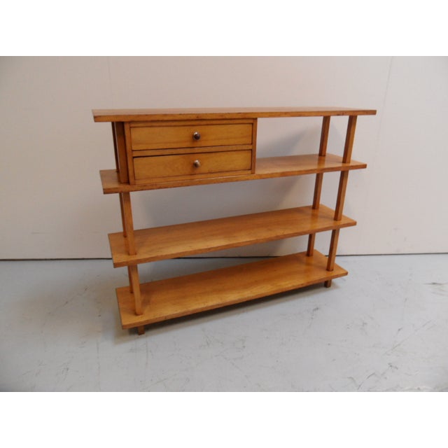 Vintage Open Bookcase in Wood, 1950s For Sale - Image 9 of 16