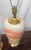 Cream 1980s Postmodern Ceramic Pastel Drip Glaze Table Lamps - A Pair For Sale - Image 8 of 12