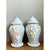 Vintage Shell Encrusted Lidded Ceramic Urns - Pair For Sale - Image 11 of 12