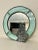 If your style has a nautical or coastal vibe, then consider this small stained glass accent mirror a "keeper" in your...