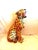 1990s Large Glass/Ceramic Sculpture of African Leopard For Sale - Image 10 of 12