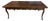 Late 20th Century French Regence Provincial-Style Walnut Draw Leaf Table For Sale