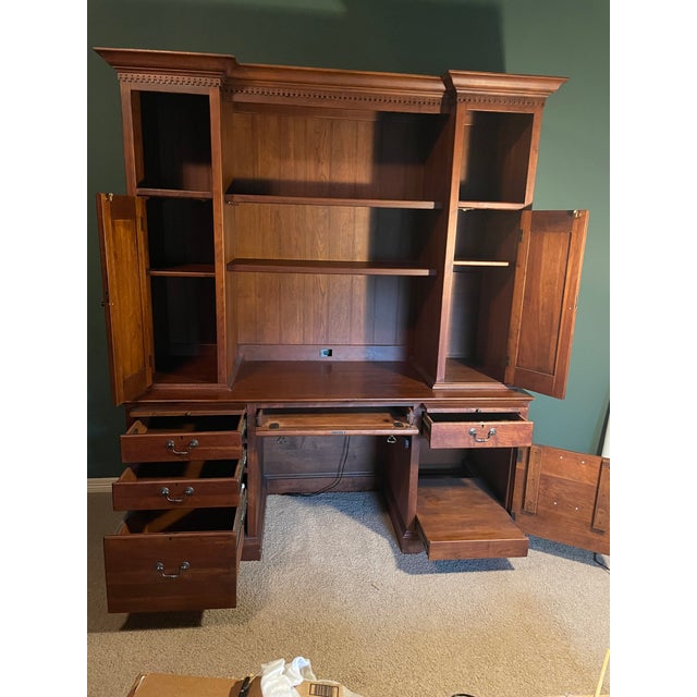 Lexington Bob Timberlake Cherry Desk With Bookcase Hutch Top Chairish