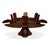 Mid-Century Modern Large Art Deco Style Walnut Dining Table For Sale - Image 3 of 11