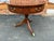 Late 20th Century Baker Furniture Federal Style Inlaid Mahogany Two-Drawer Pedestal Base Drum Table Side Table For Sale - Image 11 of 17