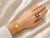 Traditional Late 20th Century 14K Yellow Gold Allegro Diamond Ladies Wristwatch Wrist Watch For Sale - Image 3 of 3