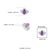 Pear Cut Zirconia Cluster Bold Ring Crafted in Sterling Silver - Size 8 For Sale - Image 9 of 11