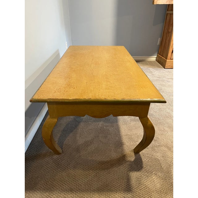 Farmhouse Solid Oak Coffee Table by Richard Mulligan For Sale - Image 3 of 13