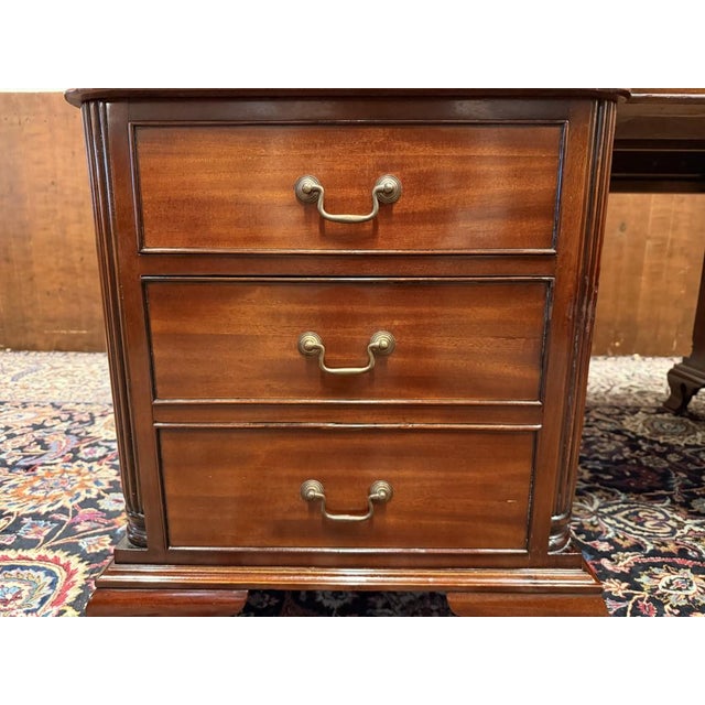 English Desk in Mahogany For Sale - Image 12 of 18