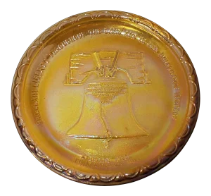 1979 Indiana Glass Company Bicentennial Liberty Bell Plate