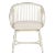 Transitional Shoreline Rattan Dining Chair, White For Sale