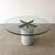 Vintage 1970s Attributed to Giovanni Offredi for Saporiti Italia Concrete and Glass Dining Table Unmarked For Sale In Palm Springs - Image 6 of 13