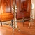 Pair of Antique American Brass Andirons With Turned Finials For Sale - Image 6 of 13
