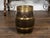 Early 20th Century English Turn of the Century Oak Barrel with Brass Braces, circa 1900 For Sale - Image 5 of 9