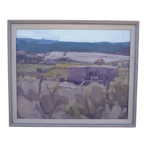 Mick Shimonek - Castle of Clay 1982 -Oil on Canvas
