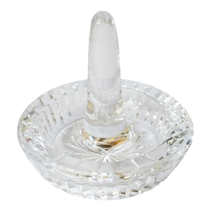 Vintage Waterford Ireland Crystal Ring Holder Jewelry Tray