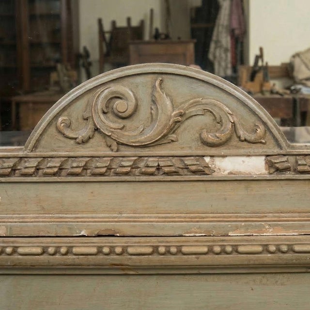 Louis XVI Style Triple Arch Trumeau Mirror, 19th Century For Sale - Image 3 of 11