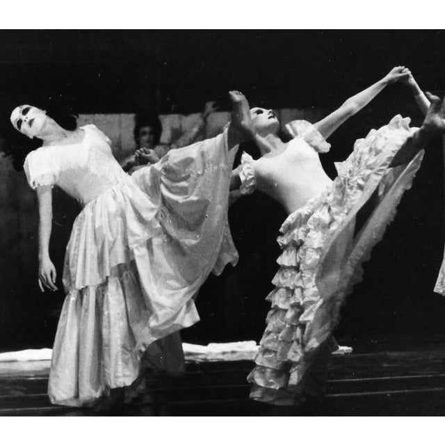 Black and white dance photograph from the archive of British photographer Malcolm Hoare (1942-1994). Hoare photographed...