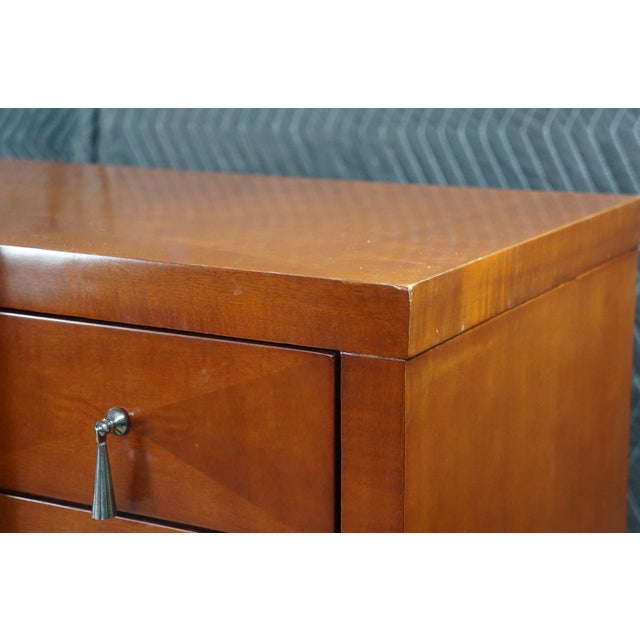 Late 20th Century Michael Vanderbyl for Baker Furniture Archetype Cherry Dresser Console Chest 54", Attributed For Sale - Image 10 of 18
