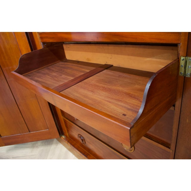 Antique Victorian Wardrobe in Mahogany, 1880s For Sale - Image 10 of 15