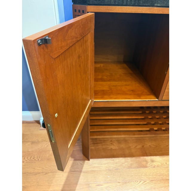 Burnt Umber 1990's Stickley Metropolitan Buffet/Sideboard For Sale - Image 8 of 8