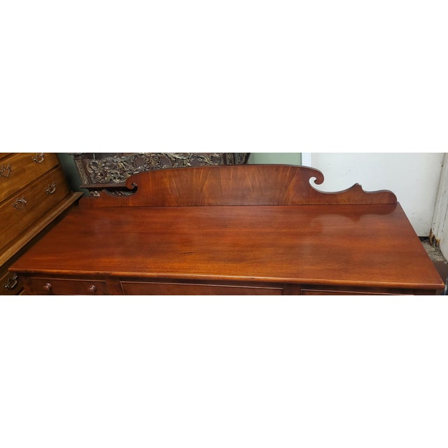 Antique 1930s Drexel Americal Federal Style Sideboard For Sale - Image 9 of 18