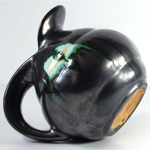 Art Deco Glazed Vase from Faiencerie Thulin, Belgium, 1930s For Sale - Image 3 of 10