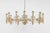 Wood Large Gilt Brass Chandelier attributed to Palwa for Sciolari, Germany, 1970s For Sale - Image 7 of 14