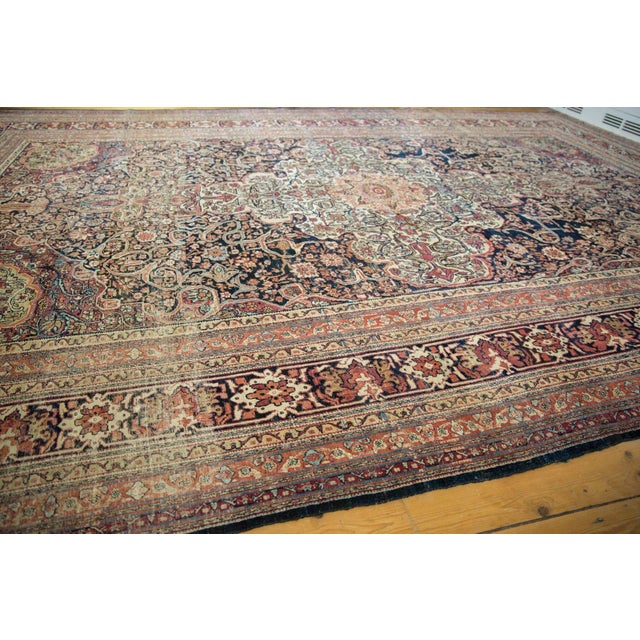 Antique Kermanshah Carpet - 10'9" x 16'3" For Sale - Image 16 of 17