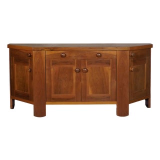 Walnut Sideboard by Sivio Coppola for Bernini, 1970s For Sale
