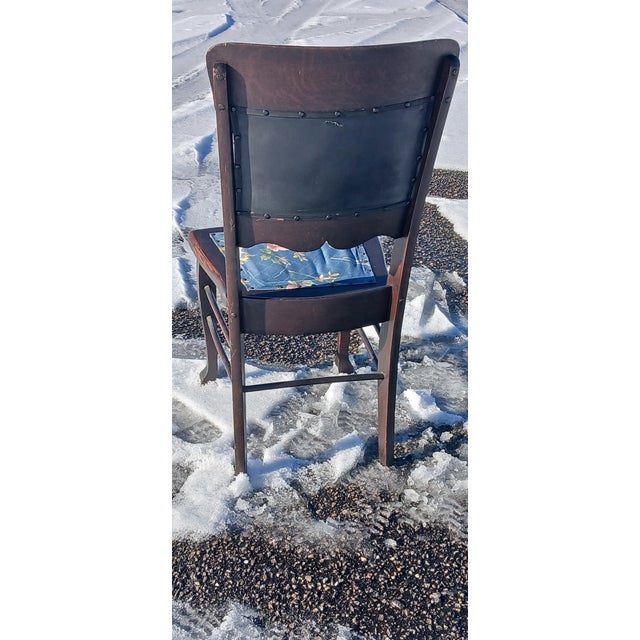 Wood Antique 19th Century American Empire Flame Mahogany Chair For Sale - Image 7 of 11