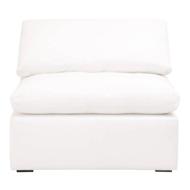 Sky Modular Armless Chair, Pearl For Sale