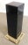 Vintage Modern Black and Gold Pedestal For Sale - Image 11 of 13