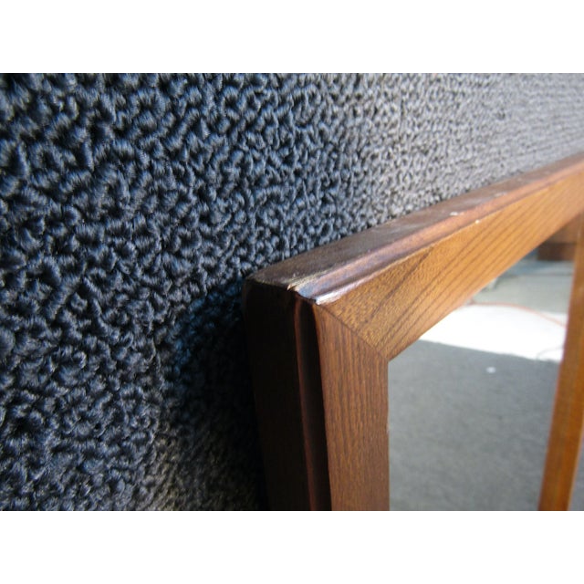 Vintage Wooden Wall Mirror For Sale - Image 4 of 7