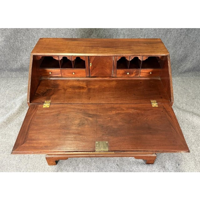 Brown 18th Century Mahogany Secretary Desk For Sale - Image 8 of 16