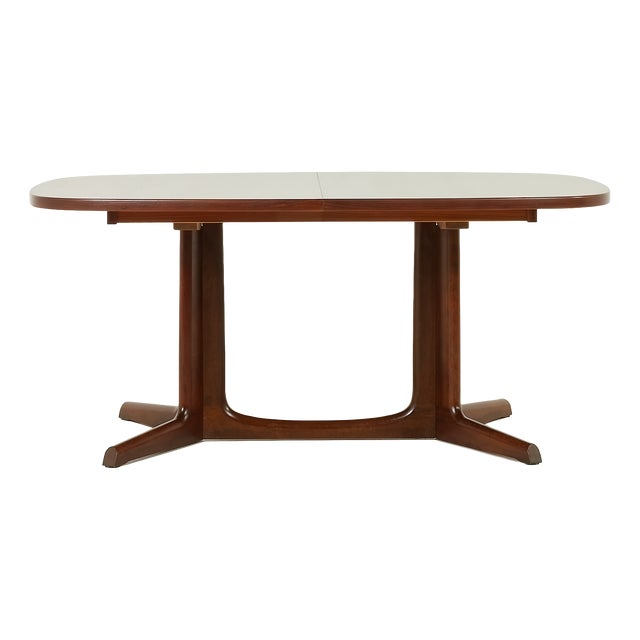 Rosewood Table with Extensions by Niels Otto Møller for Gudme Møbelfabrik, Denmark, 1970s For Sale