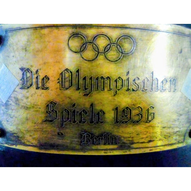 Metal Bronze Olympic Trophy Figure - Berlin 1936 Games For Sale - Image 7 of 7