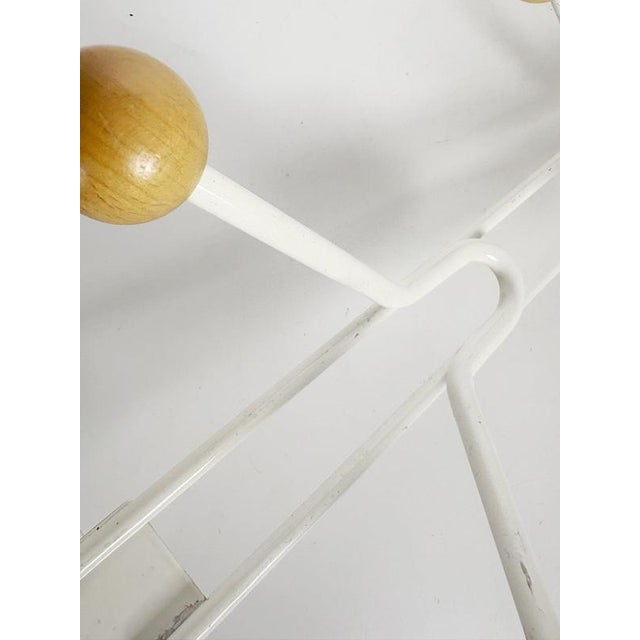 Iron and Wood Coat Rack, France, 1990s For Sale - Image 9 of 11