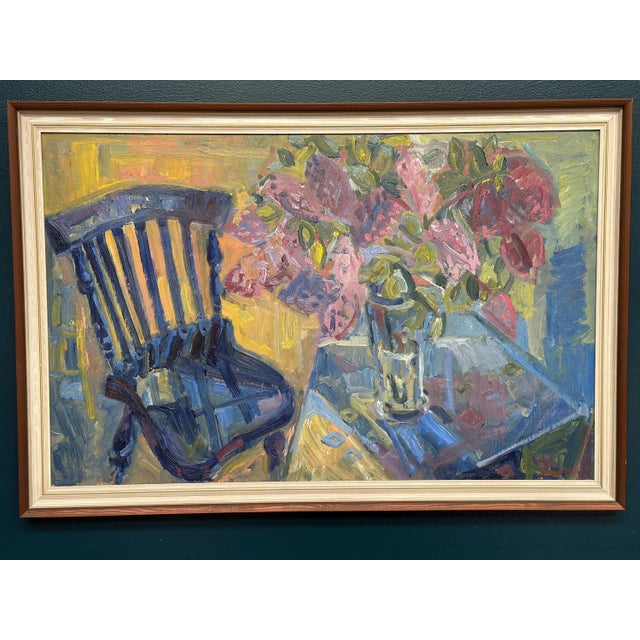 Allan Lindqvist, Stilleben, 1958, Oil Painting on Panel, Framed For Sale - Image 10 of 16