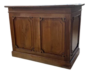 Mid-Century Oak Counter, 1950s
