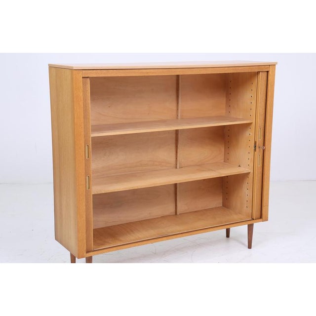 Wood Roller Shutter Cabinet from Werner Stehroll, 1960s For Sale - Image 7 of 11