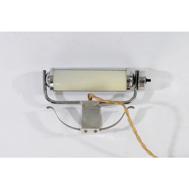 Bauhaus Nickel-Plated Desk Lamp, 1930s, in Very Good conditions. Designed 1920 to 1949 Up to 250V (Europe/UK Standard).The...