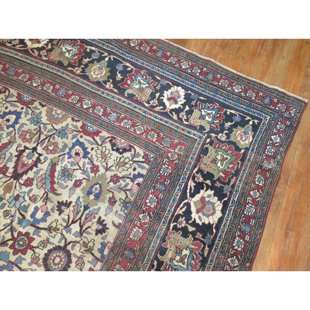Late 19th Century Antique Persian Doroksh Carpet - 10'5" x 13'5" For Sale In New York - Image 6 of 18