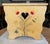 Style & Motif: Pennsylvania Dutch / Scandinavian / Alpine Folk Art style featuring traditional hand-painted floral motifs...