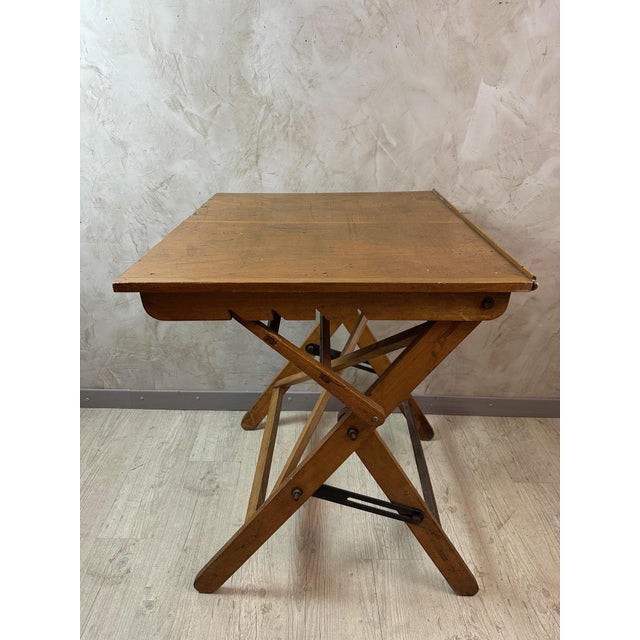 Wooden Architect's Table, 1920 For Sale - Image 4 of 9